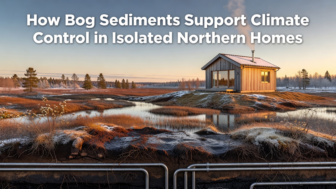 How Bog Sediments Support Climate Control in Isolated Northern Homes